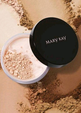 Шовковиста пудра Mary Kay розсипна Light Beige (Бежевий 1)