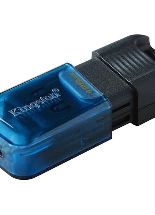 USB Flash Kingston DT80M/128GB 128Gb USB 3.2 /Type-C Black/Blue