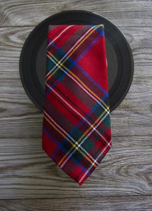Шерстяной галстук в клетку роял стюарт (шотландка) от highlander
