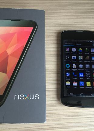 Мобільний телефон LG Google Nexus 4 E960 Black (TZ-552) На зап...