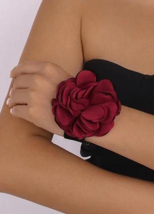 Новый браслет из  ткани для женщин, модный широкий браслет в с...