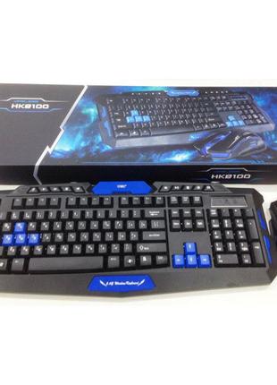 Беспроводные клавиатуры HK-8100, Игровой комплект мышь и клави...