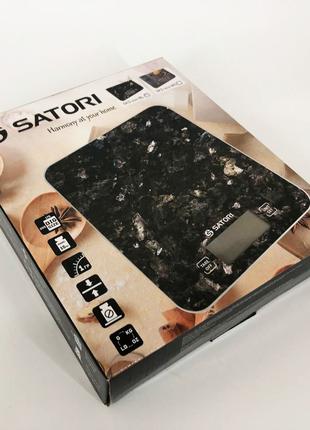 Весы для взвешивания продуктов Satori SKS-211-BL 15 кг / Элект...