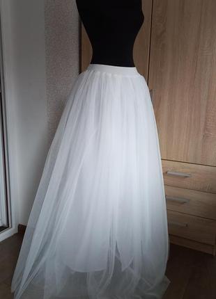Свадебная юбка в пол
