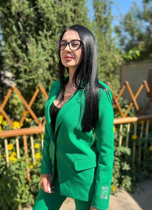 Жіночий зелений модний  костюм туреччина