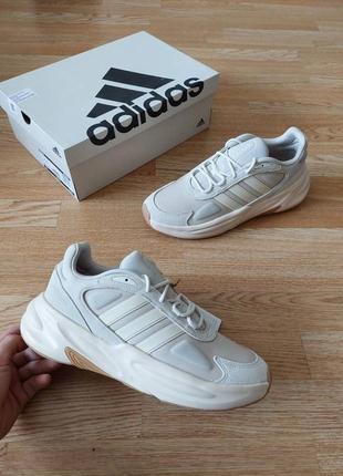 Кроссовки adidas ozelle aluminium/wonder white