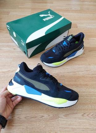 Кросівки puma rs-z reinvention black/lime squeeze