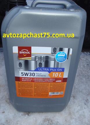 Масло моторное Brexol Ultra Plus GN 5W-30 Api SN/CF 10 литров ...