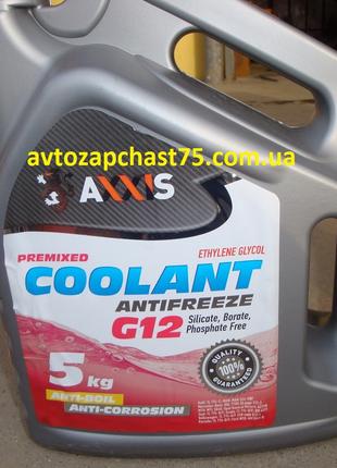 Антифриз красный Coolant Red G12 (5 литров) производитель Axxi...