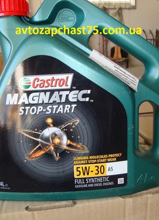 Масло Castrol Magnatec Stop-Start 5W-30 моторное, синтетика, 4...