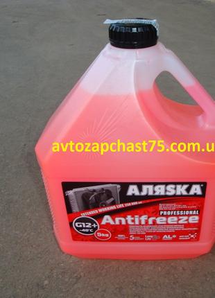 Антифриз красный Аляска, G12+, -40 С, 4,2 литра (Украина)