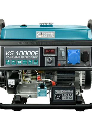 Бензиновий генератор 8 кВт Konner & Sohnen KS 10000E