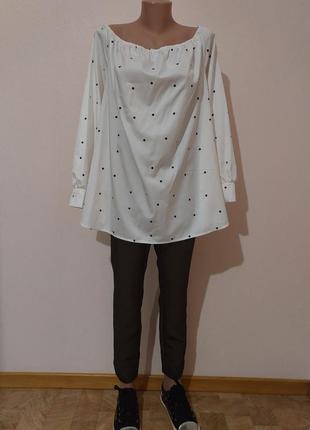 Блуза свободного кроя 60-62 размера