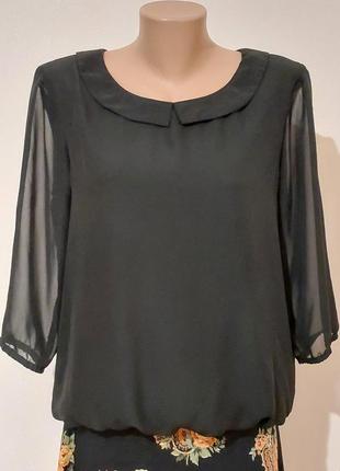 Черная блуза 50-52 размера