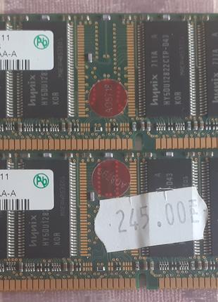 Оперативна пам"ять Hynix для ПК 2 по 512 Mb DDR INTEL/AMD ТестОК