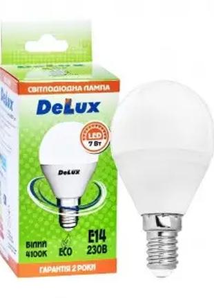Світлодіодна лампа DELUX BL50P 7 Вт 4100 K 220 В E14