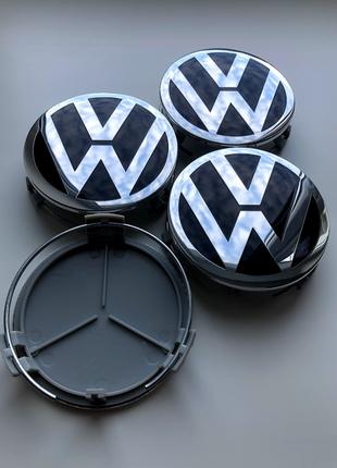 Ковпачки в Диски Фольсваген Volkswagen 75мм Для дисков Мерседес