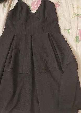 Платье черное 14 размер (хл)