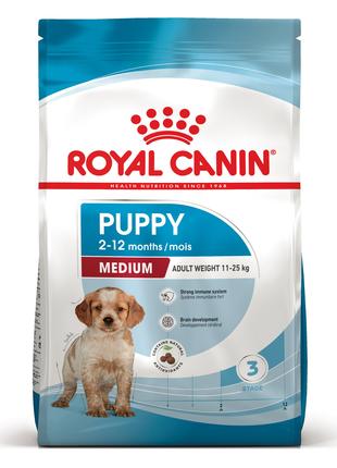 Royal Canin Medium Puppy (Роял Канін Медіум Паппі) сухий корм ...