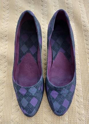 Женские туфли camper текстиль-кожа