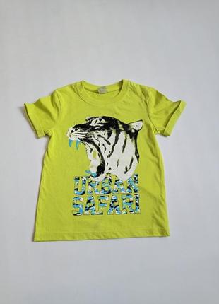 Kiki&amp;koko. чудова футболка з тигром на 4 роки.