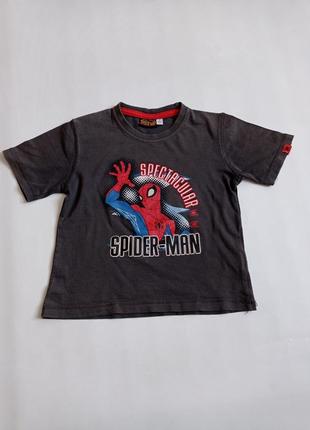 Marvel. футболка с принтом спайдермена на 4 года.