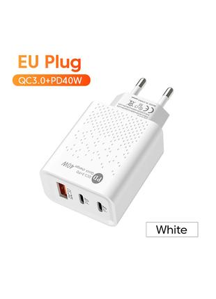 Зарядний пристрій AR-892 40W USB Fast Charge зарядка
