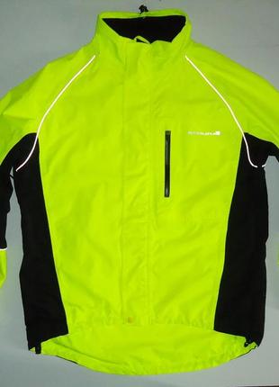 Велокуртка endura gridlock waterproof  yellow jacket (xl)
