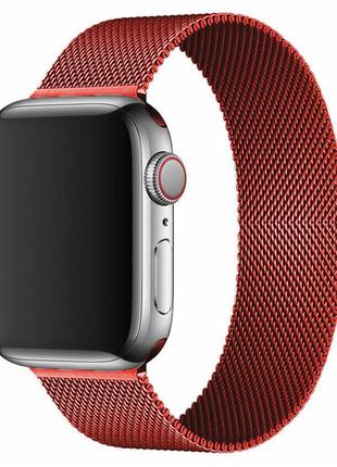 Ремінець для Apple Watch Milanese Loop Red • 38/40/41mm.