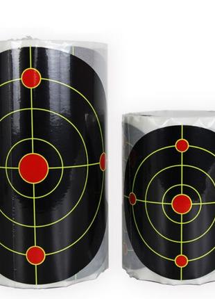 7-дюймовая клейкая бумага для стрельбы по мишеням Bullseye Spl...