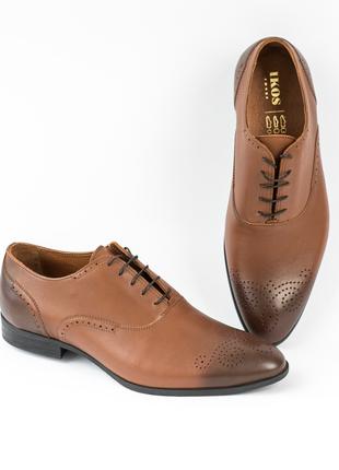Изысканные и элегантные мужские туфли оксфорды