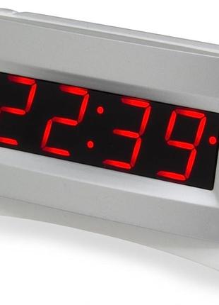 Soundmaster UR122WE Радиоуправляемые часы цифровые серый / белый