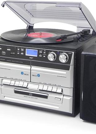 Soundmaster MCD5500SW DAB і FM радіо програвач (33,45,78 UpM) ...