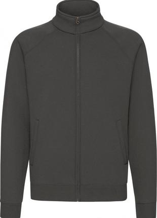 Куртка Fruit of the Loom Premium Sweat Jacket Темно-Серый М