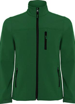 Куртка софтшел Roly Antartida Темно-зелений M