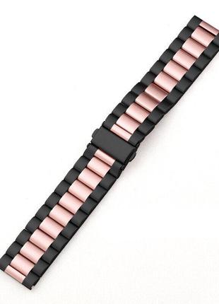Ремінець для Apple Watch Steel Band Stainless Color Black Pink...