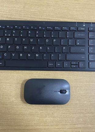 Б/у беспроводная клавиатура и мышь