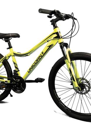 Велосипед Unicorn – smart rider 24" размер рамы 15" желтый