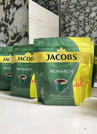 Якобс Монарх 400гр Jacobs Monarch Розчинна кава Сублімована кава