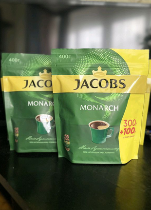 Якобс Монарх 400гр Jacobs Monarch Розчинна кава Сублімована кава