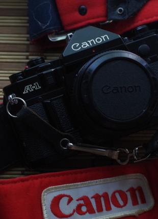 Фотоаппарат Canon A-1 + canon fd 50 mm 1.8 с ремнем