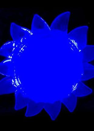 Нічник Сонце 4 LED Lemanso NL151, синій