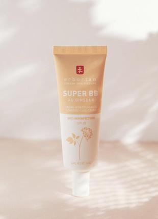 🔥 erborian super bb cream clair 15 мл nude