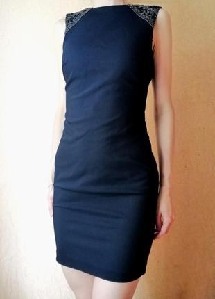 Маленькое черное платье, платье классическое, платье мини, чер...