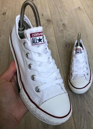 Кеды белые converse (оригинал) р. 31.5