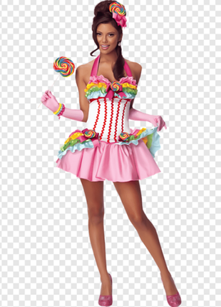 Леденец косплей карнавальное платье конфета размер s-m