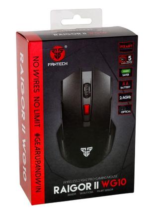Wireless Мышь Игровая Fantech WG10 Raigor II Цвет Чёрный