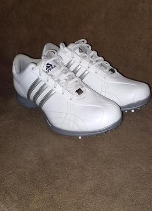 Кожаные кроссовки для гольфа adidas thintech оригинал