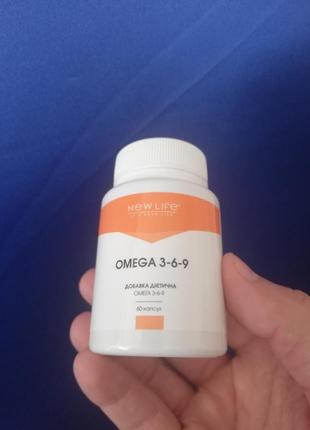 Omega 3-6-9 омега 3-6-9 60 капсул у баночці