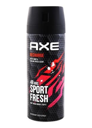 Дезодорант-спрей мужской Axe Recharge 150 мл (8714100895603)